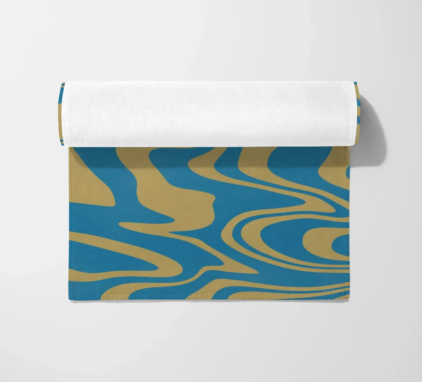 Fluid lines pattern serviette de plage de Little Dean