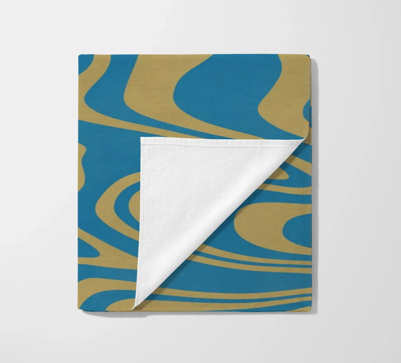 Fluid lines pattern serviette de plage de Little Dean