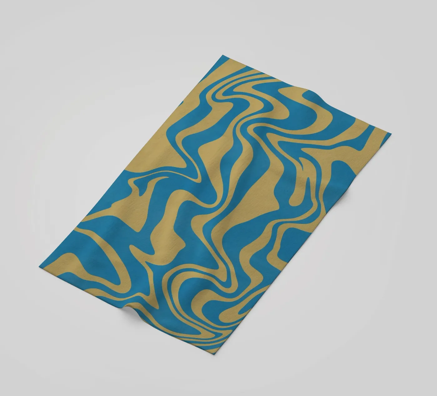 Fluid lines pattern serviette de plage de Little Dean