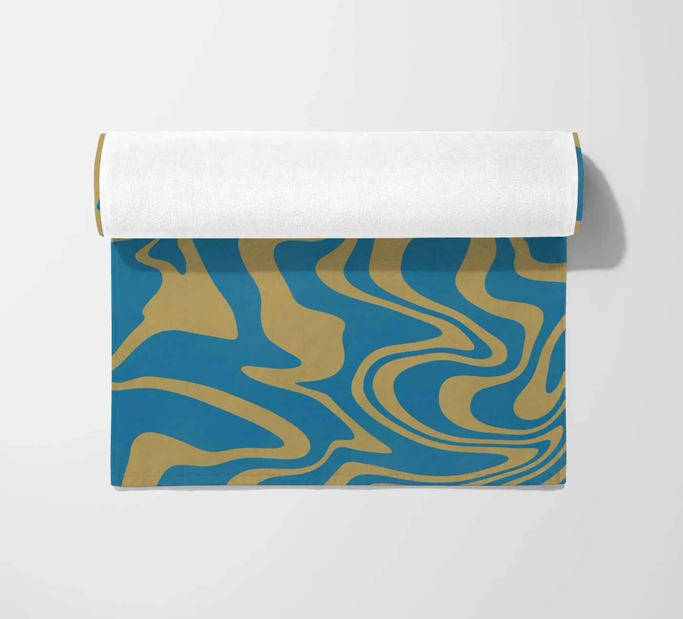 Fluid lines pattern serviette de plage de Little Dean