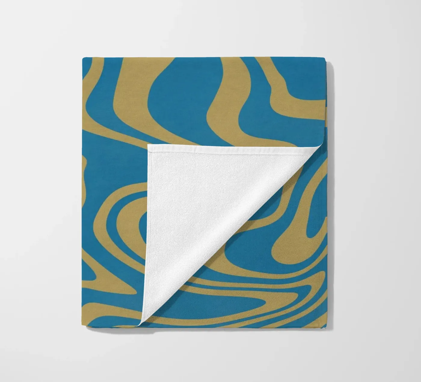 Fluid lines pattern serviette de plage de Little Dean