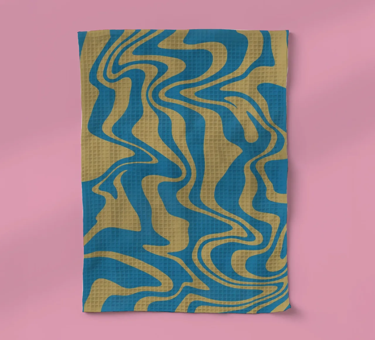 Fließlinienmuster Geschirrtuch von Little Dean