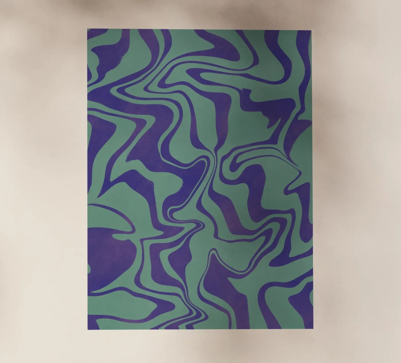 Vloeistofleidingen patroon 02 backlit folie van Little Dean