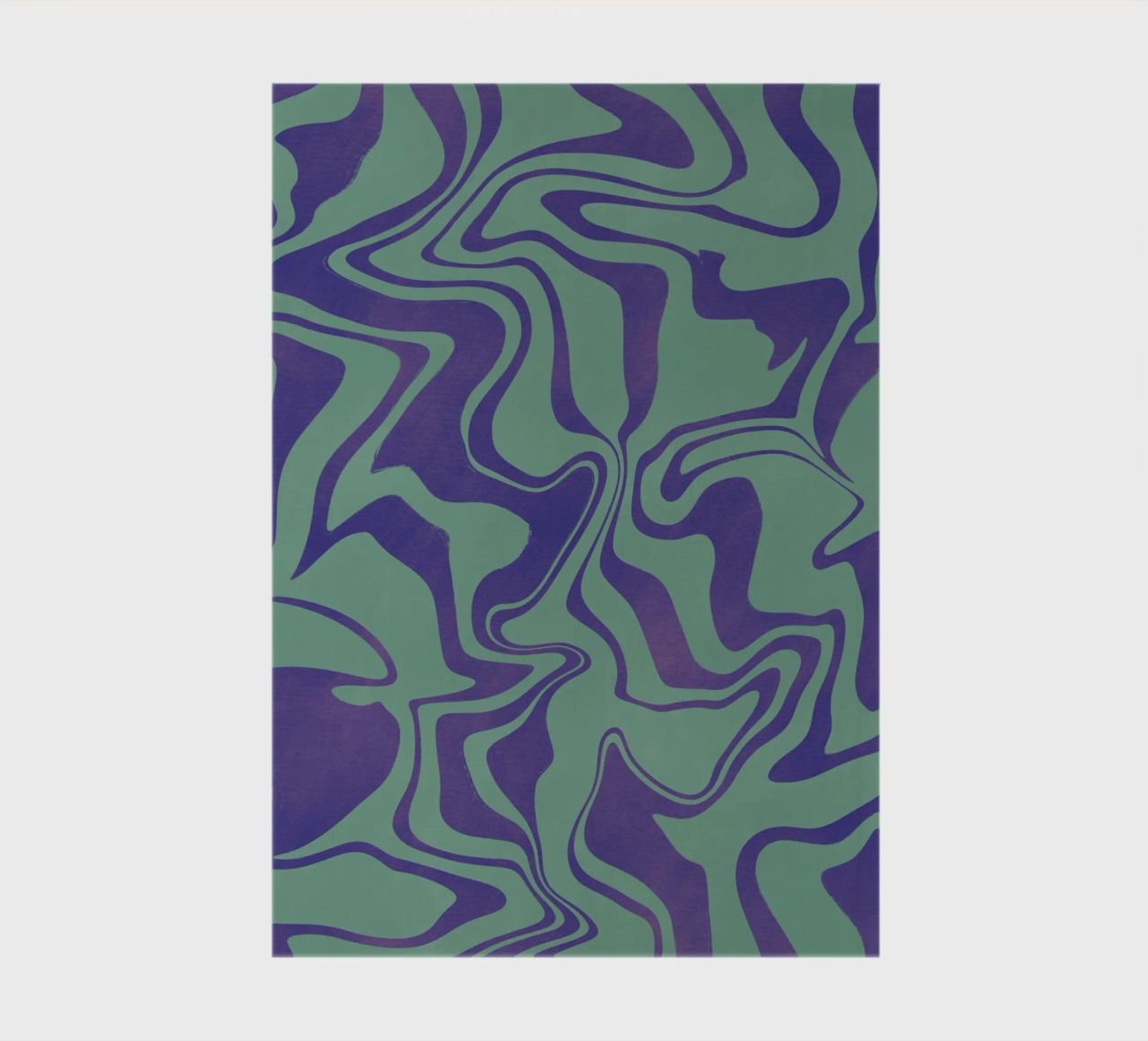 Fluid lines pattern 02 notebook by Little Dean