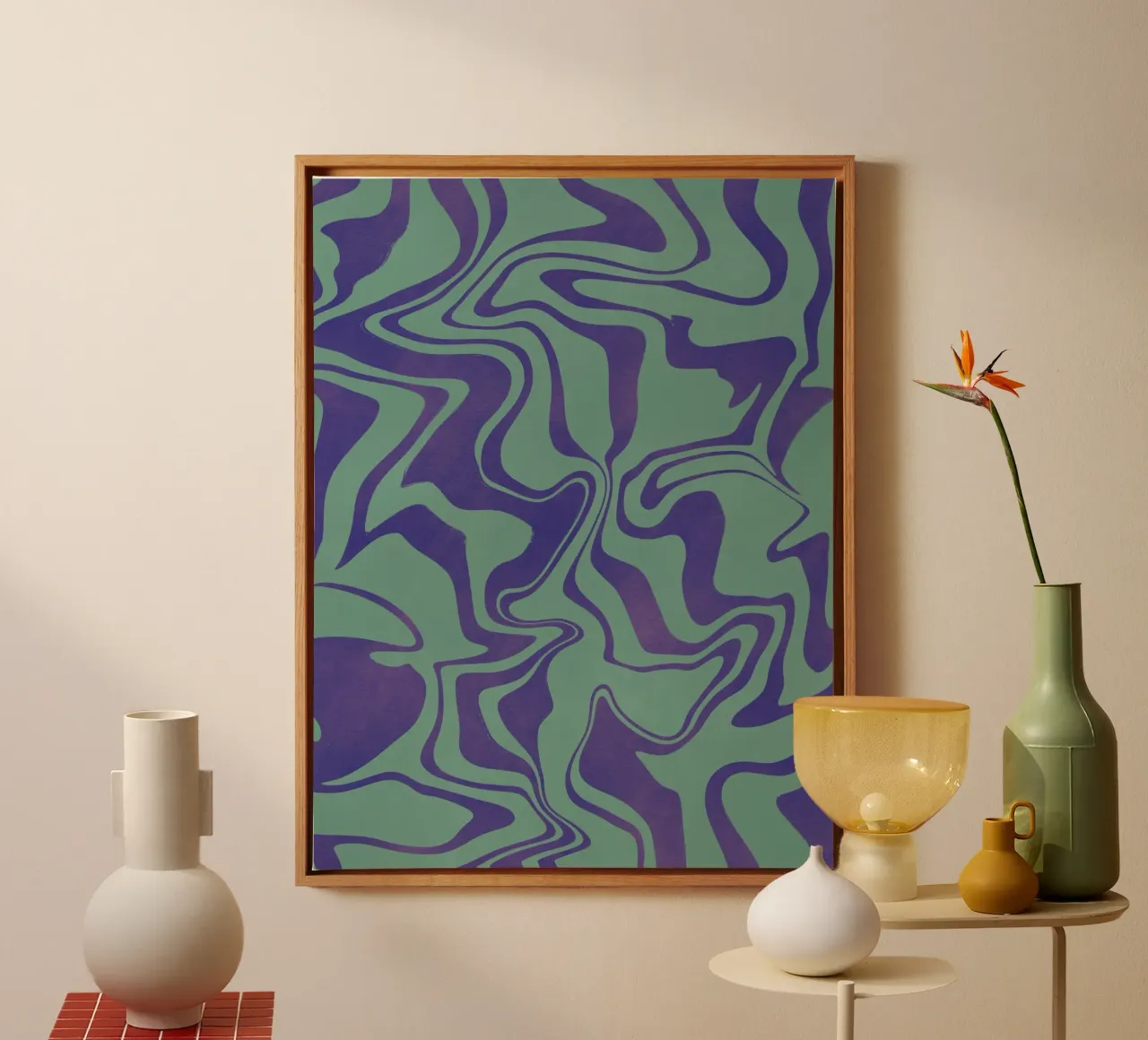 Schema linee fluide 02 tela da Little Dean