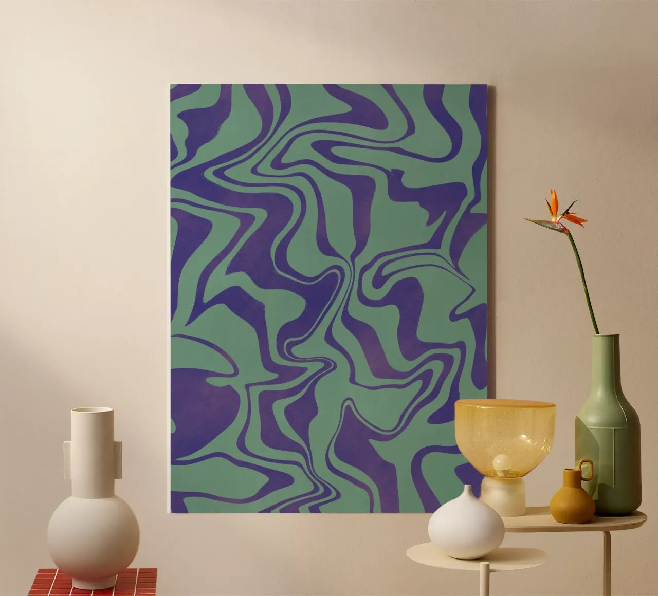 Schema linee fluide 02 tela da Little Dean