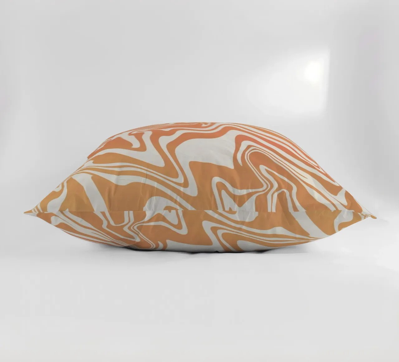 Fluid lines pattern 03 decorative cushion by Little Dean