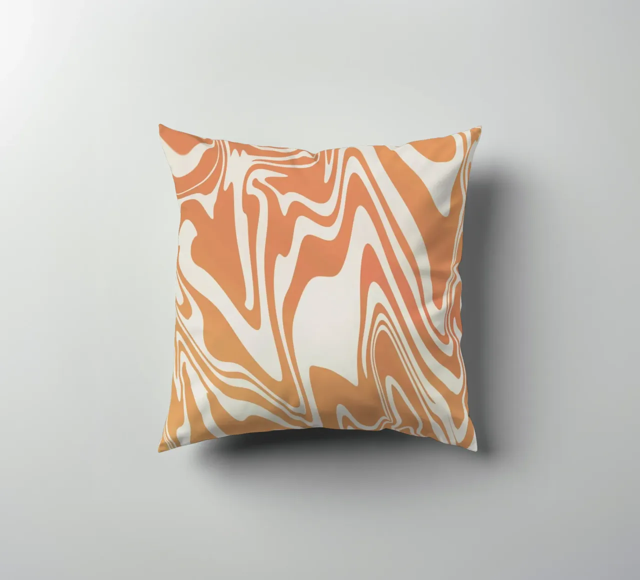 Fluid lines pattern 03 decorative cushion by Little Dean