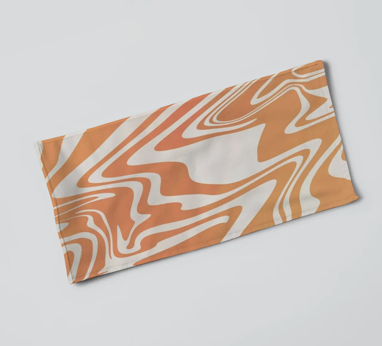 Fluid lines pattern 03 towel by Little Dean