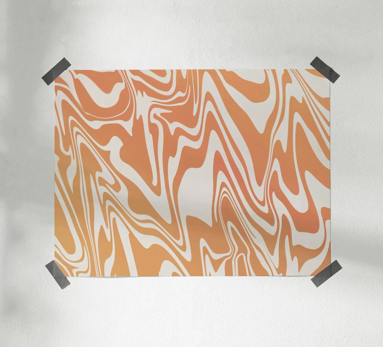 Fluid lines pattern 03 hahnemühle by Little Dean