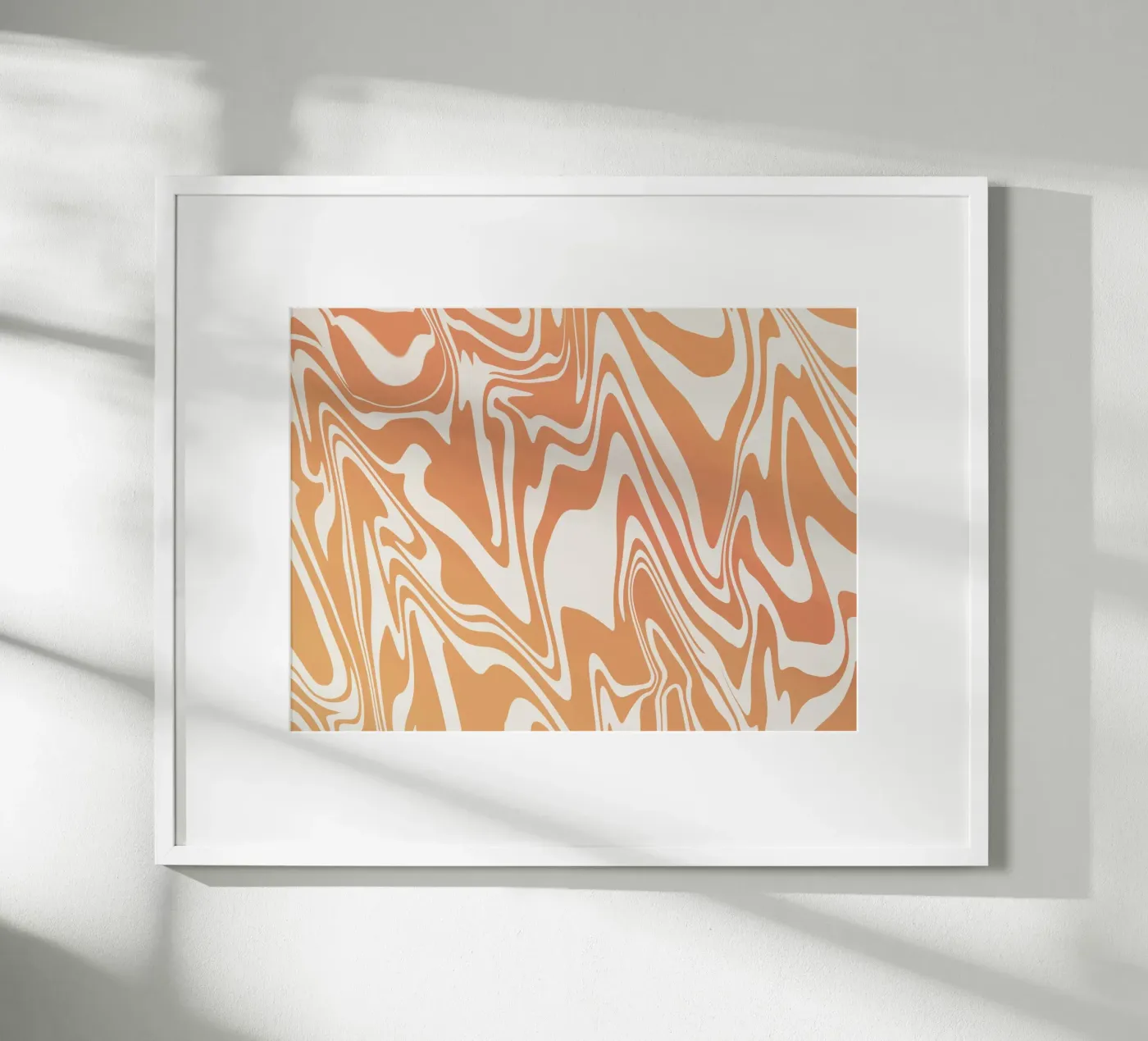 Fluid lines pattern 03 Poster von Little Dean