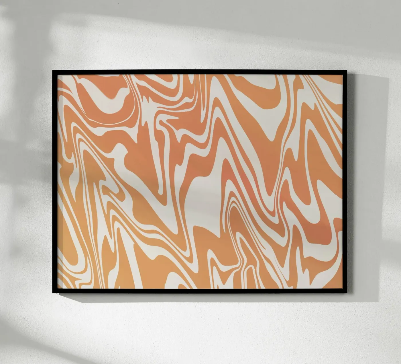 Fluid lines pattern 03 Poster von Little Dean