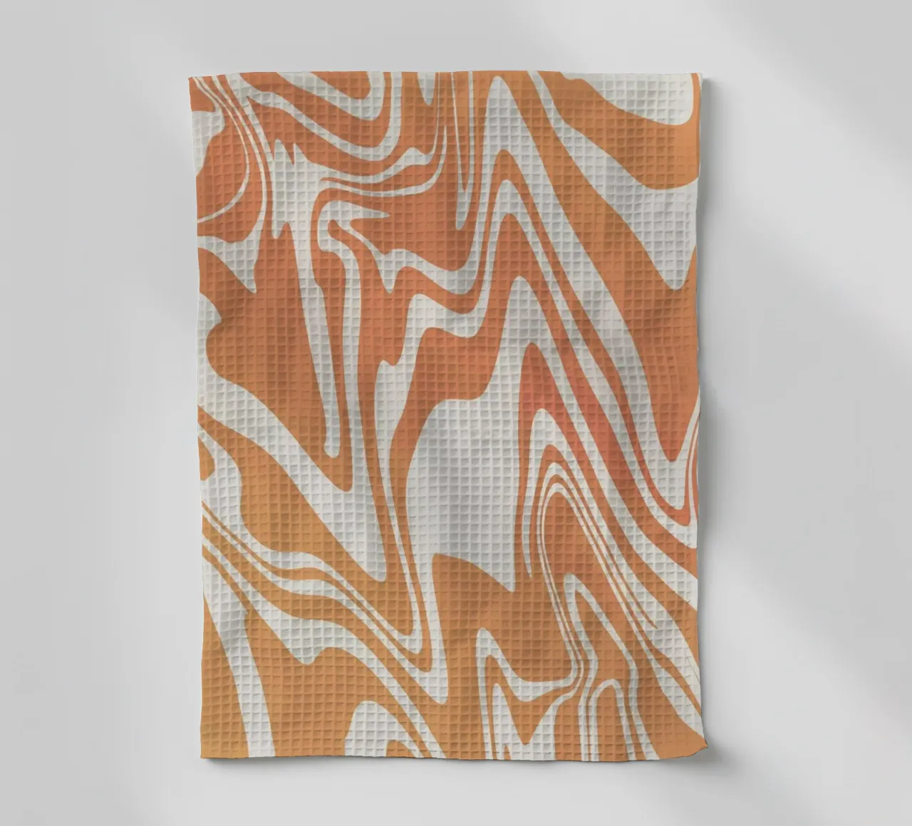 Fluid lines pattern 03 tea towel by Little Dean