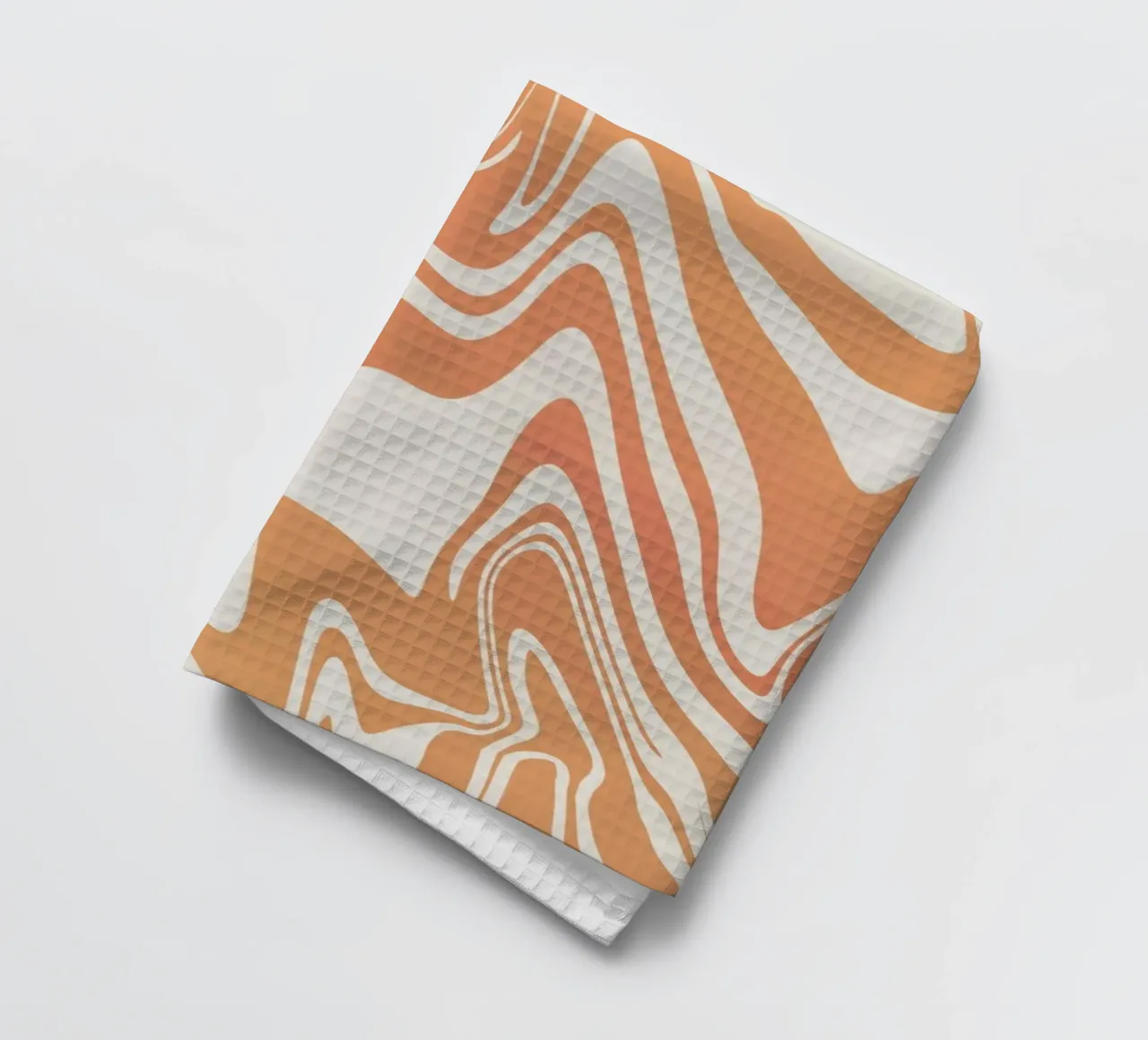 Fluid lines pattern 03 tea towel by Little Dean