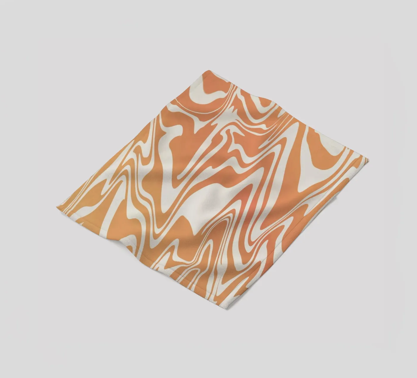 Fluid lines pattern 03 fleece blanket by Little Dean