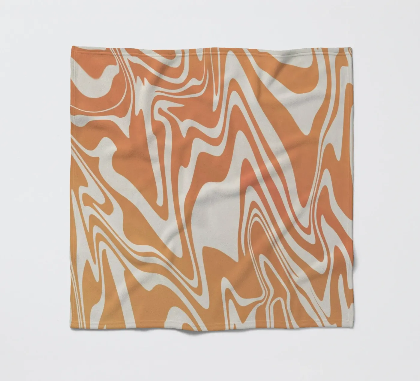 Fluid lines pattern 03 fleece blanket by Little Dean