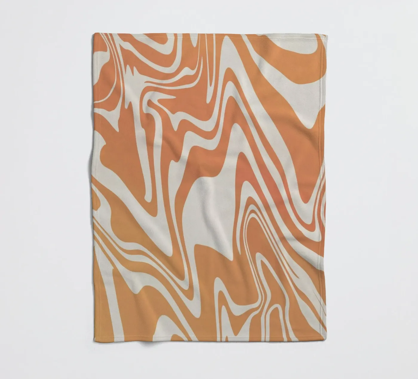 Fluid lines pattern 03 fleece blanket by Little Dean
