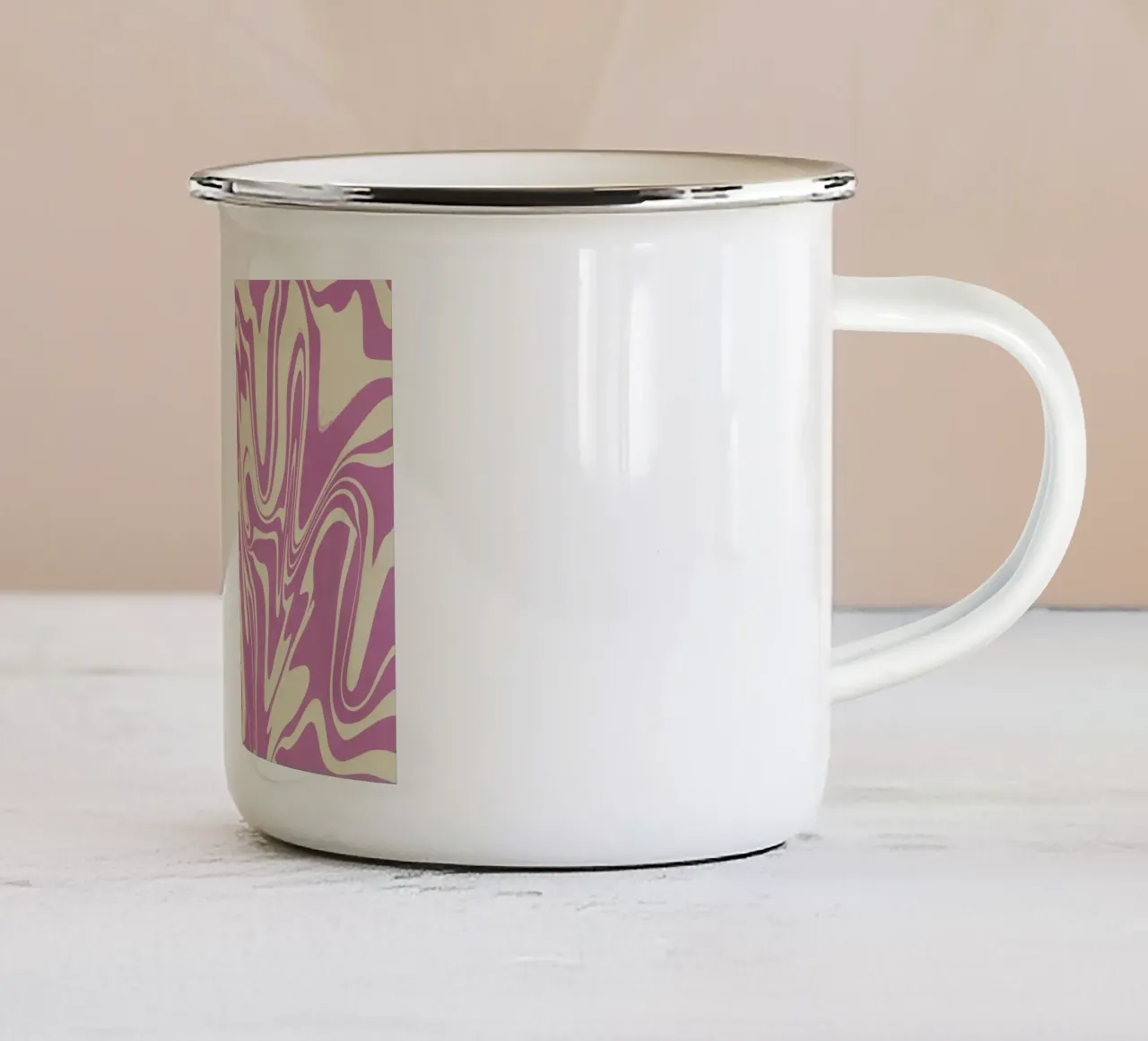 Schema delle linee fluide 04 tazza in smalto da Little Dean