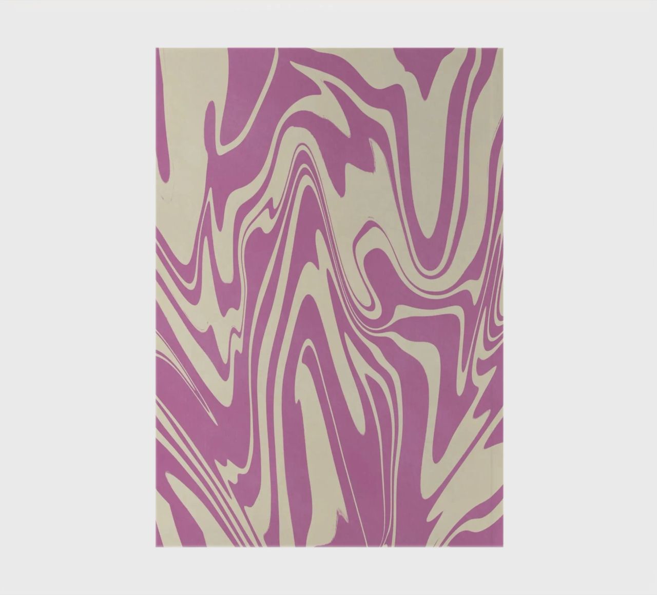 Fluid lines pattern 04 notebook by Little Dean