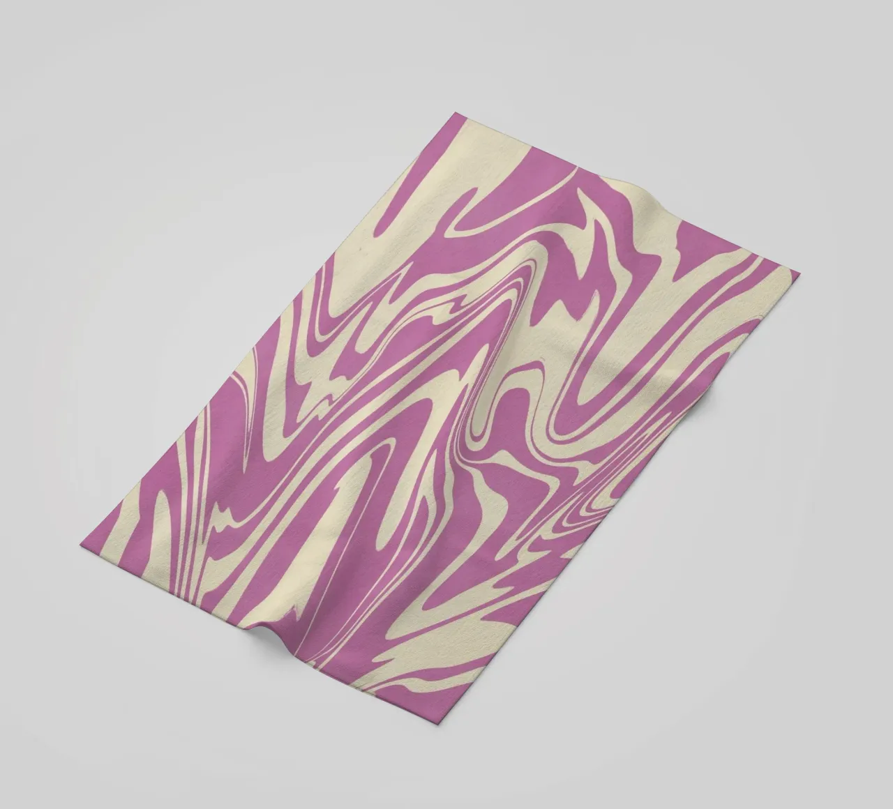 Fluid lines pattern 04 beach towel by Little Dean
