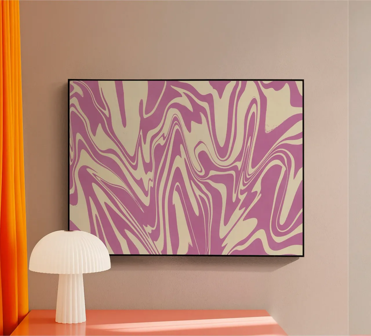 Fluid lines pattern 04 plexiglas de Little Dean