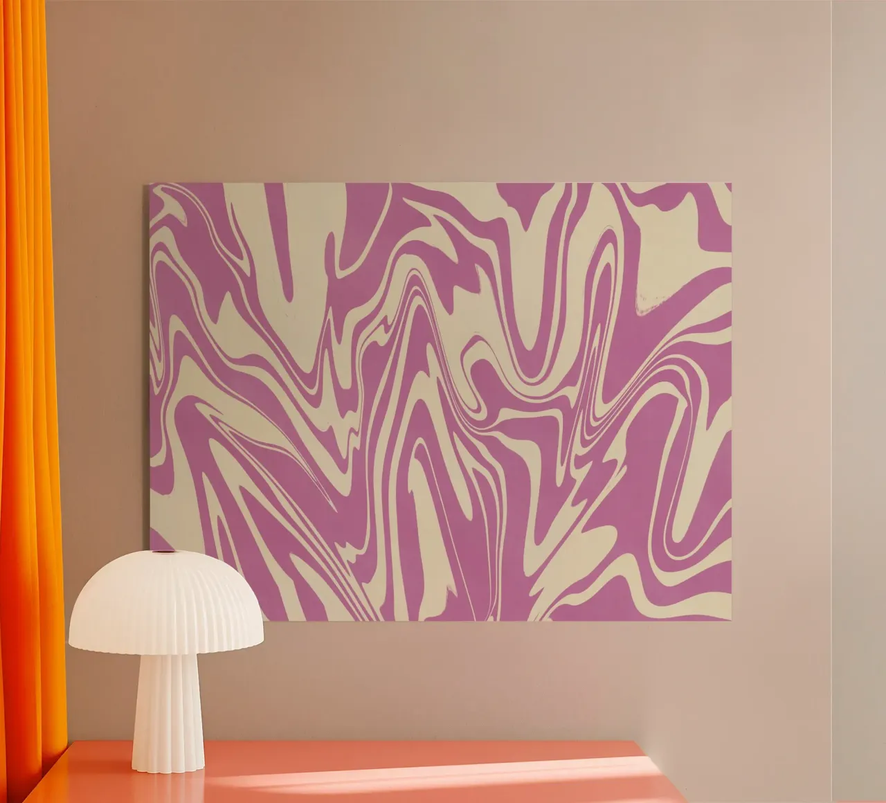 Fluid lines pattern 04 plexiglas de Little Dean