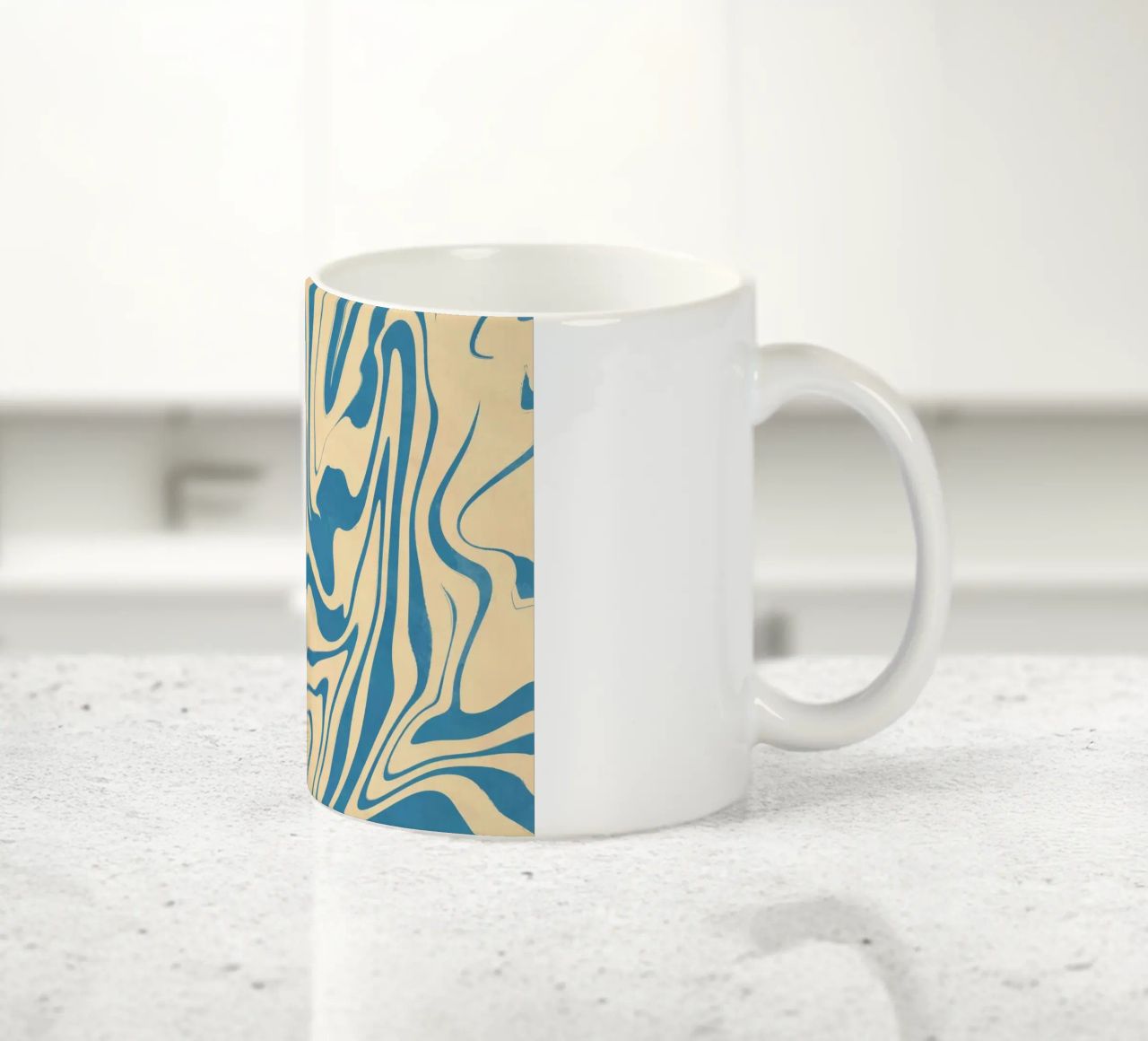 Schema linee fluide 05 tazza in ceramica da Little Dean