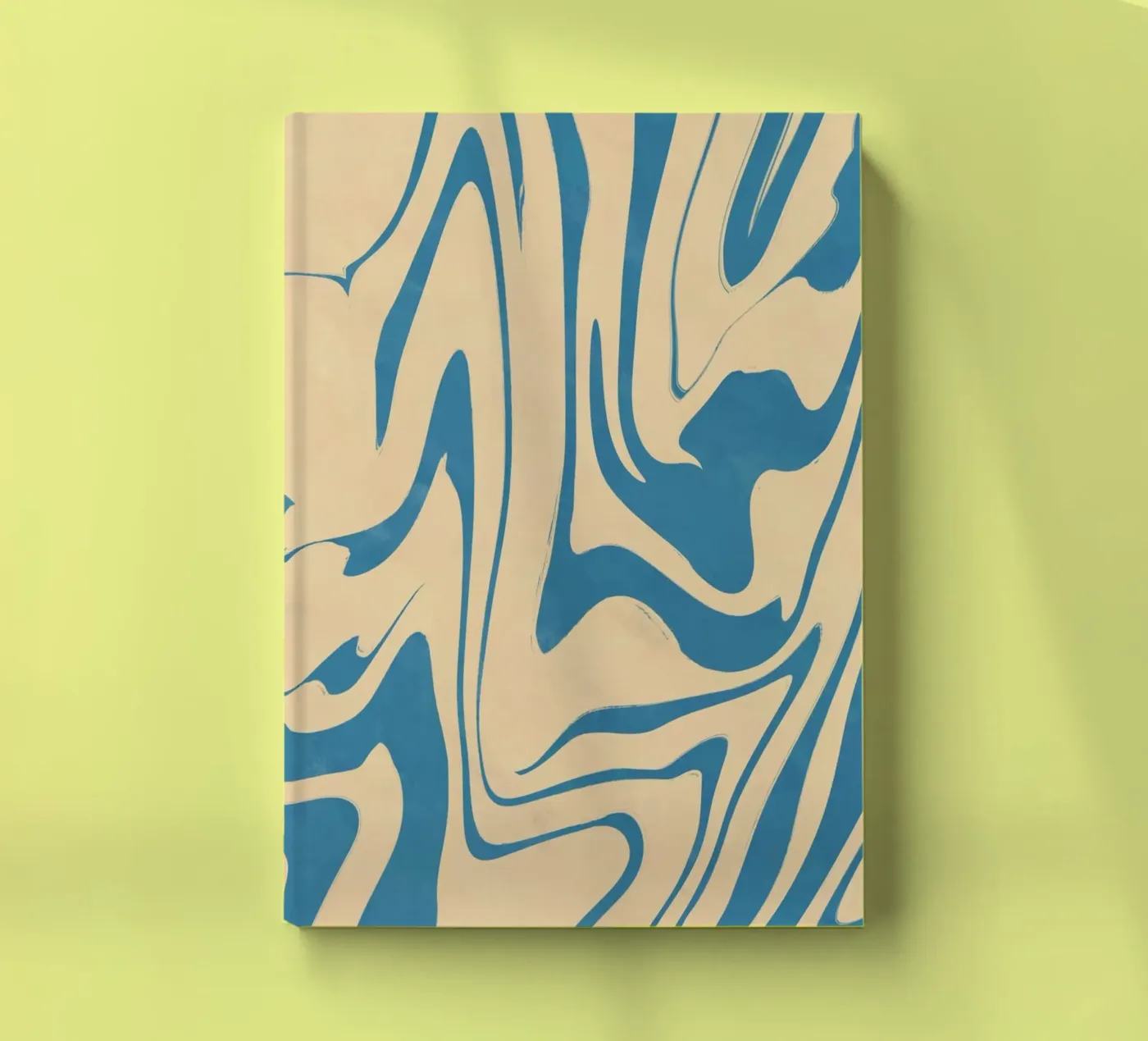 Fluid lines pattern 05 notebook by Little Dean