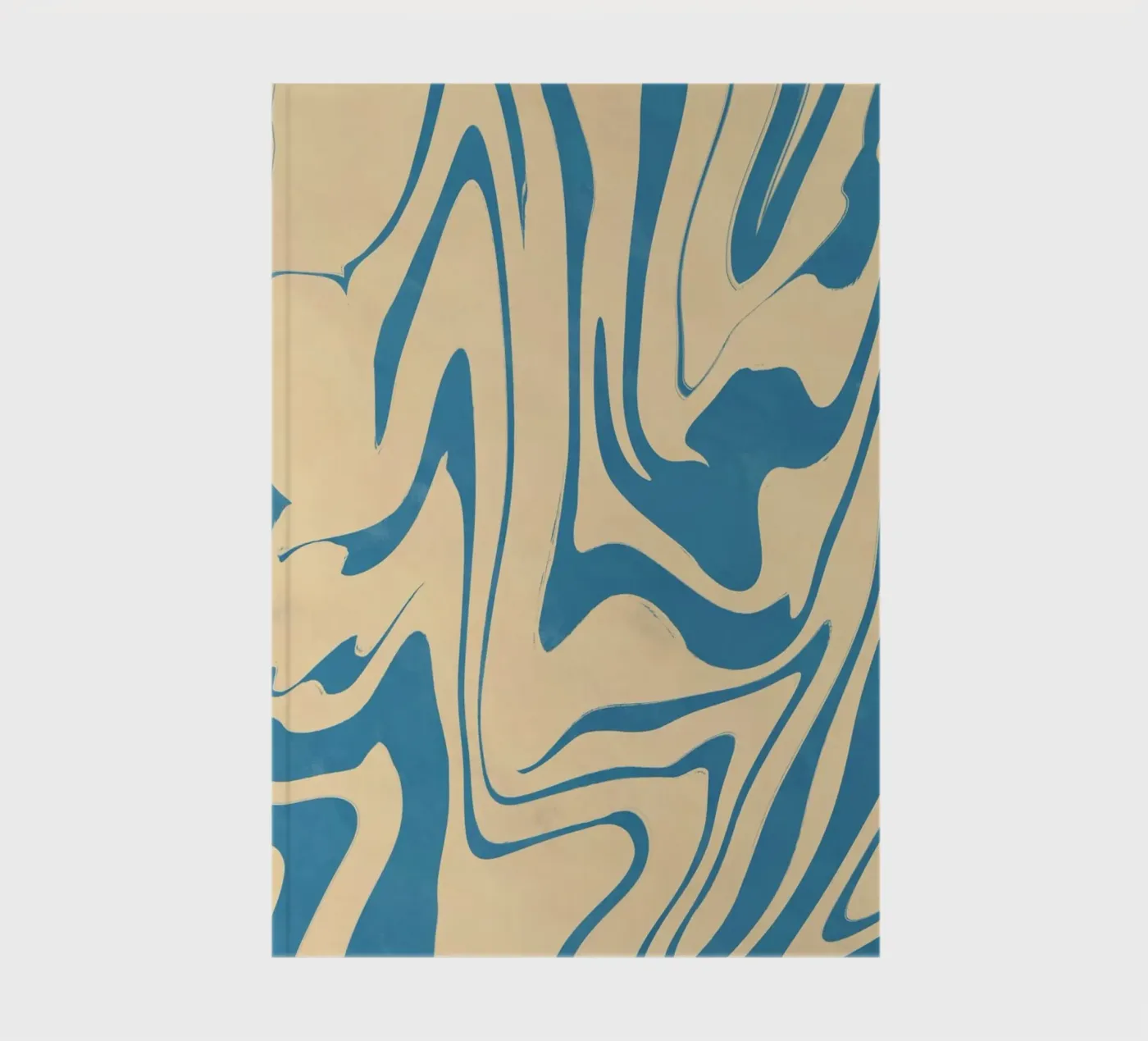 Fluid lines pattern 05 notebook by Little Dean