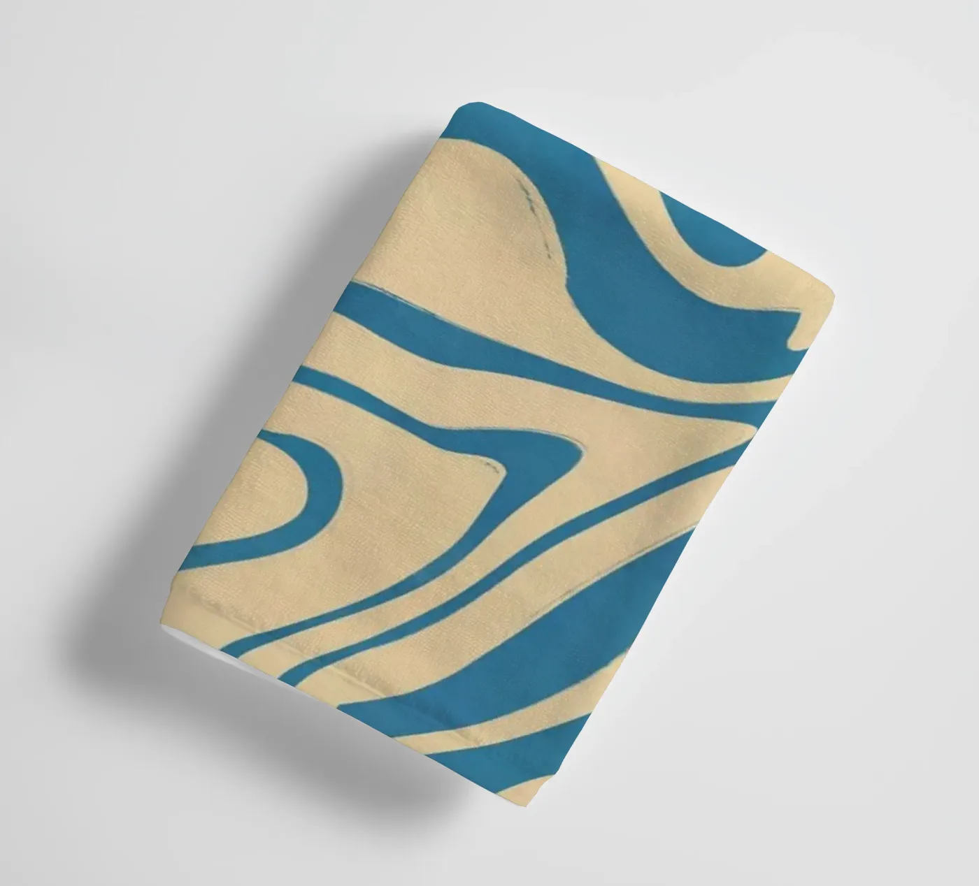 Fluid lines pattern 05 towel by Little Dean