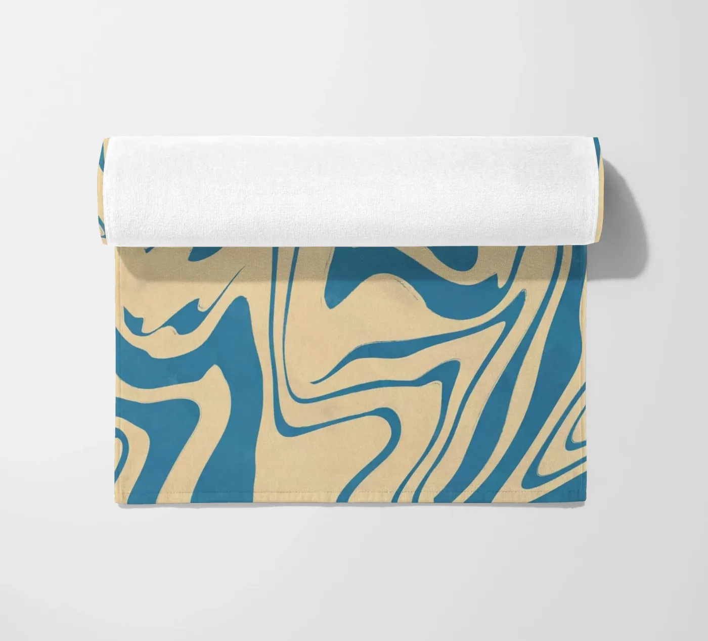 Fluid lines pattern 05 telo mare da Little Dean