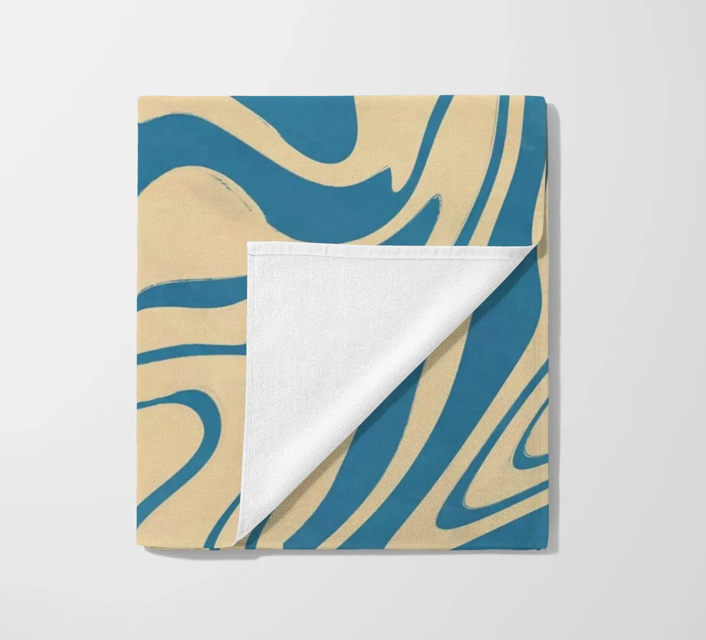 Fluid lines pattern 05 telo mare da Little Dean