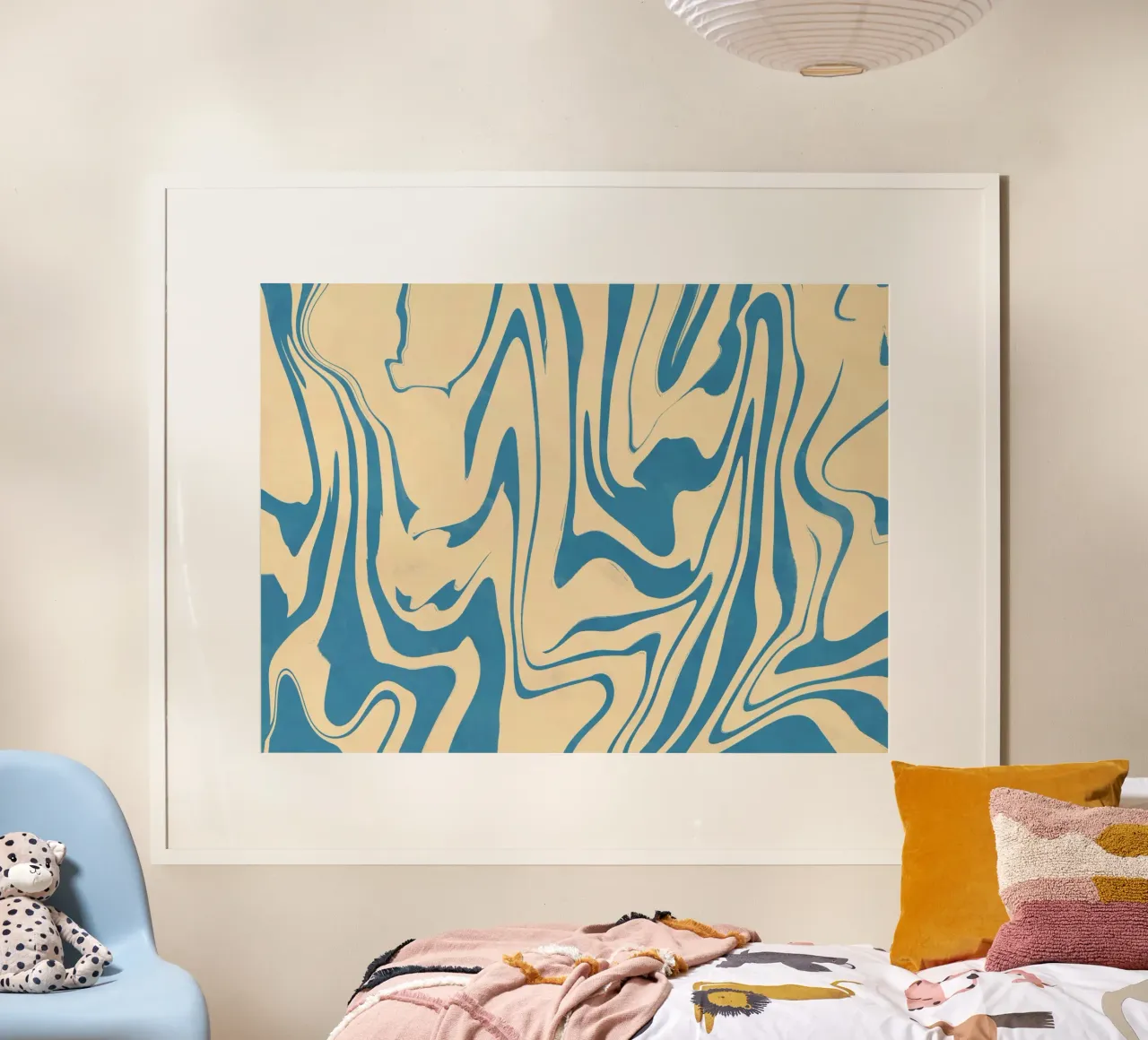 Fluid lines pattern 05 hahnemühle by Little Dean