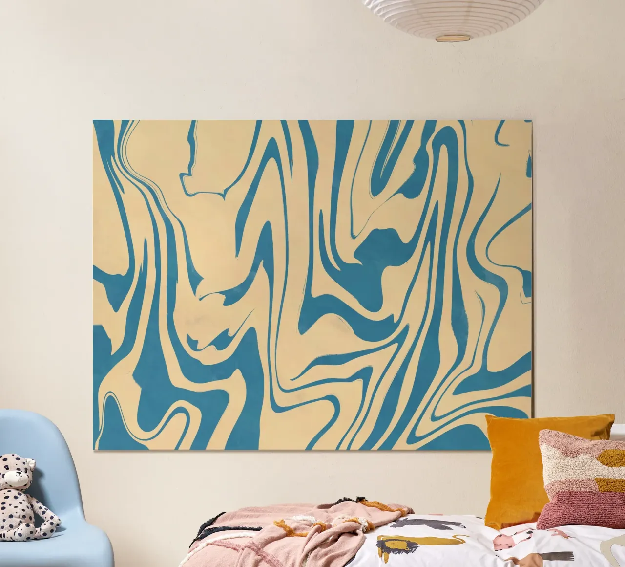 Fluid lines pattern 05 hahnemühle by Little Dean