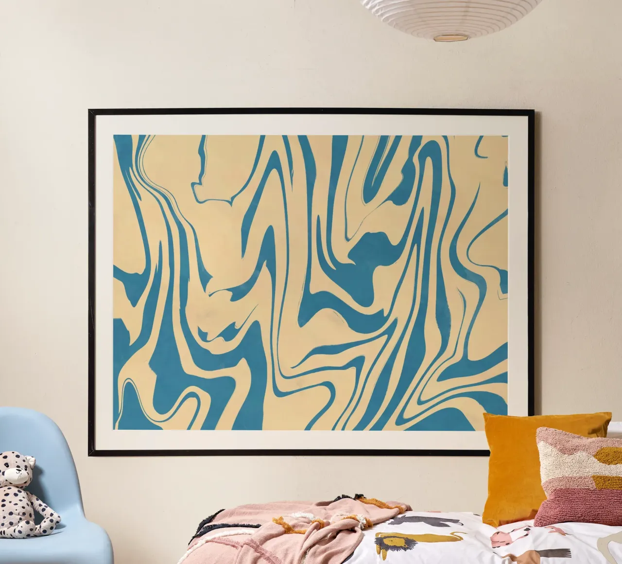 Fluid lines pattern 05 hahnemühle by Little Dean