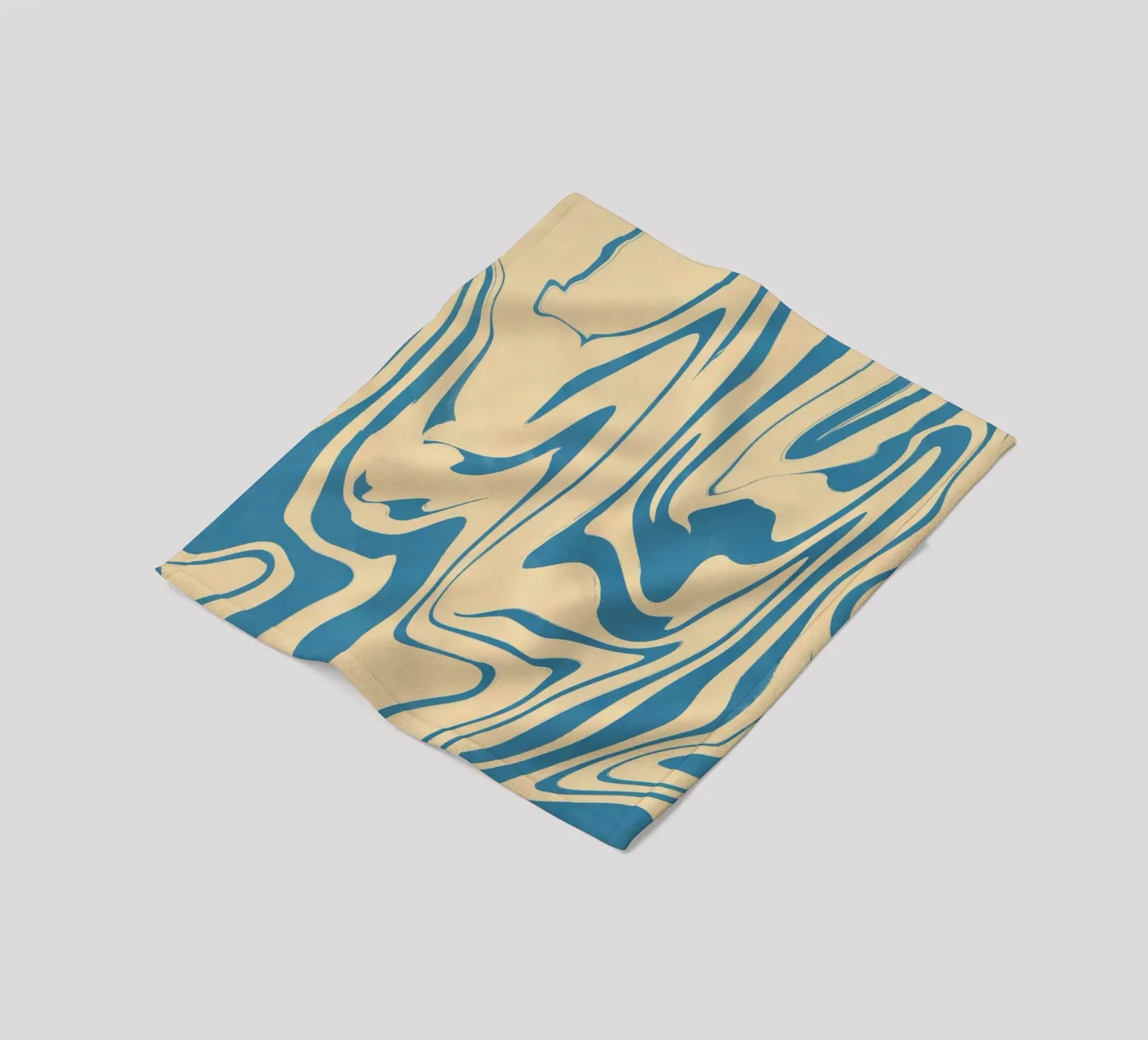Fluid lines pattern 05 Fleecedecke von Little Dean