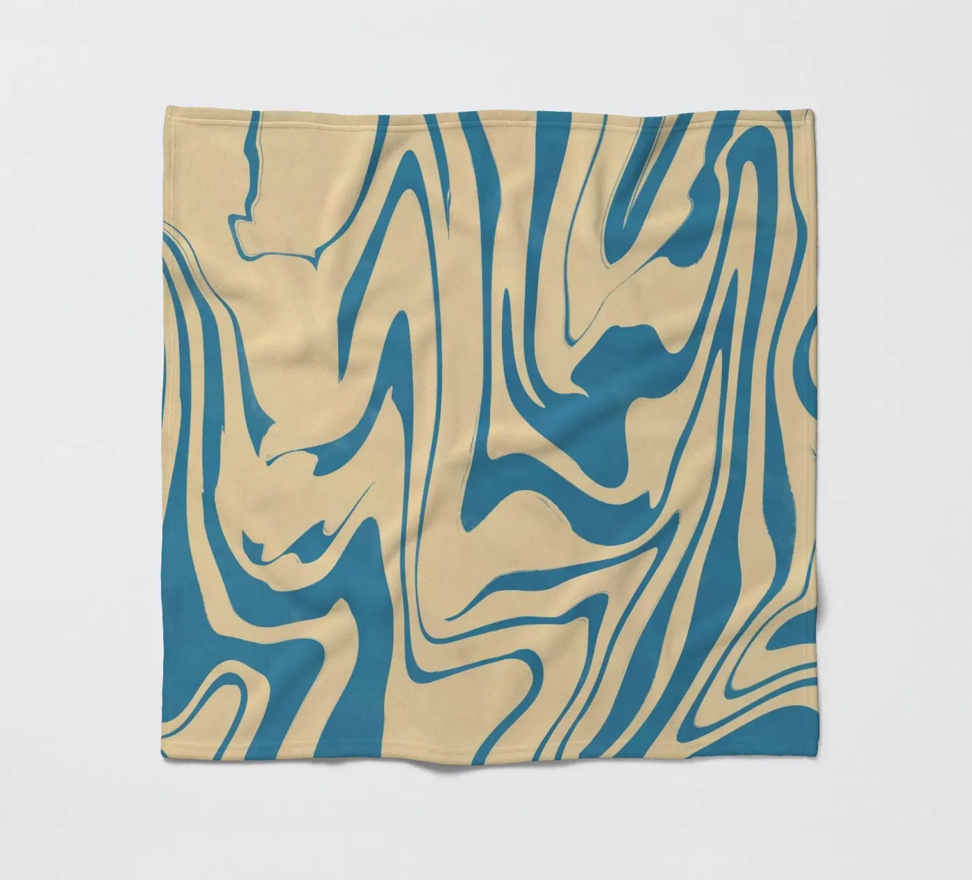 Fluid lines pattern 05 Fleecedecke von Little Dean