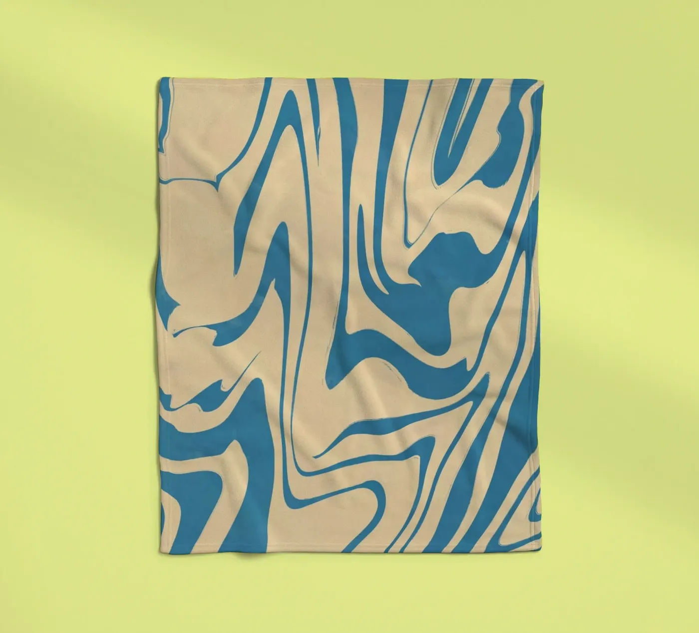 Fluid lines pattern 05 Fleecedecke von Little Dean