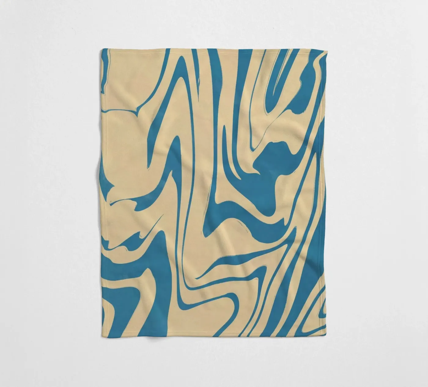 Fluid lines pattern 05 Fleecedecke von Little Dean
