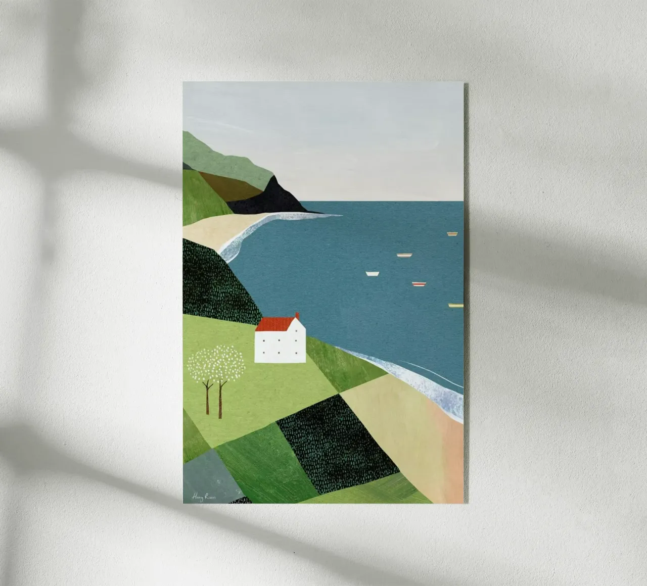 House On The Cliff plexiglass da Henry Rivers