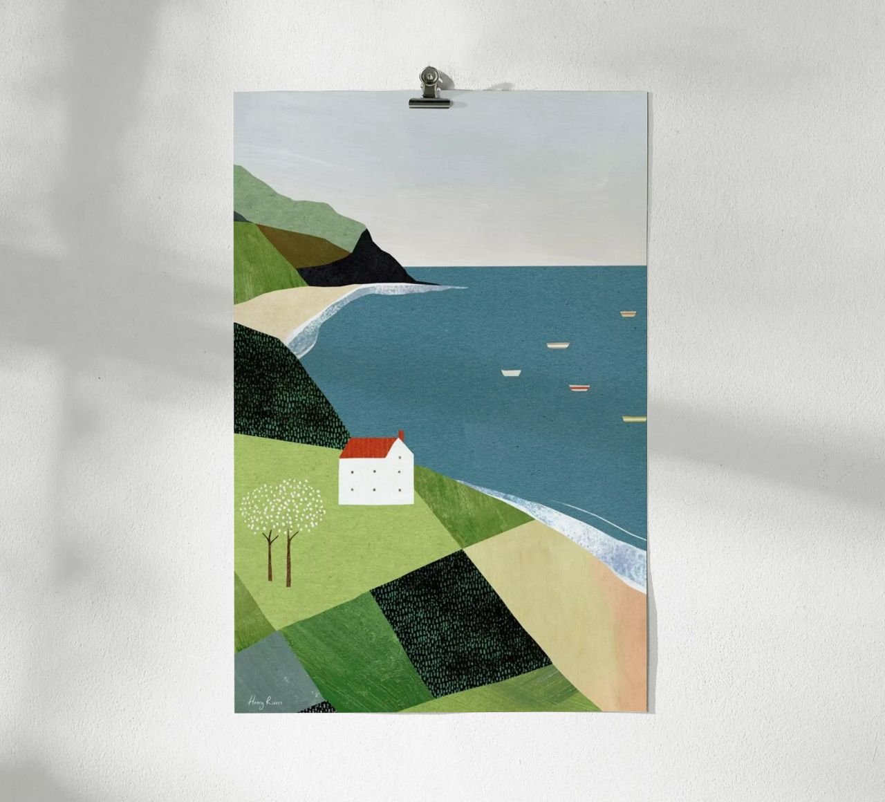 House On The Cliff poster de Henry Rivers