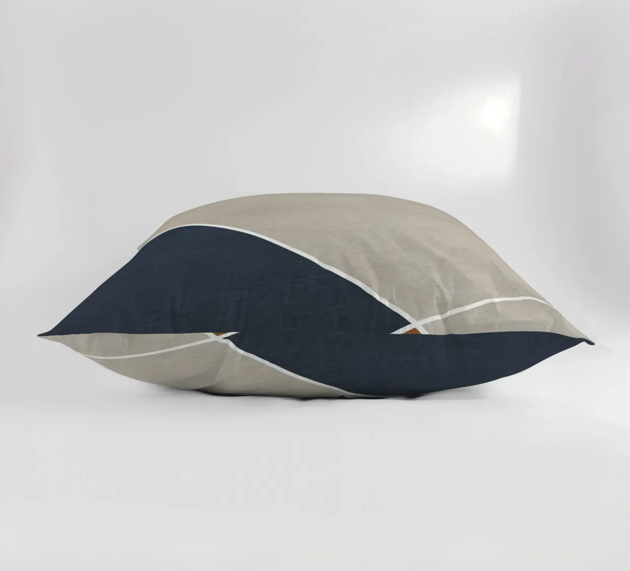 abstract geometric 3 colors cuscino da vintageshop