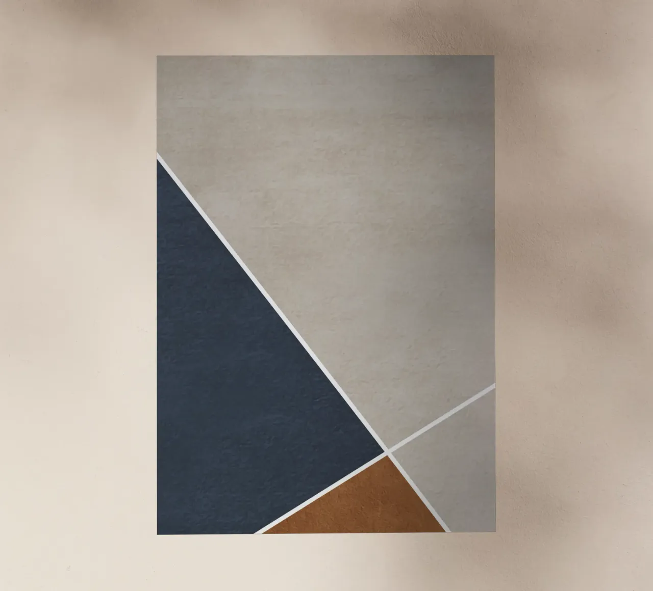 abstract geometric 3 colors pellicola backlit da vintageshop