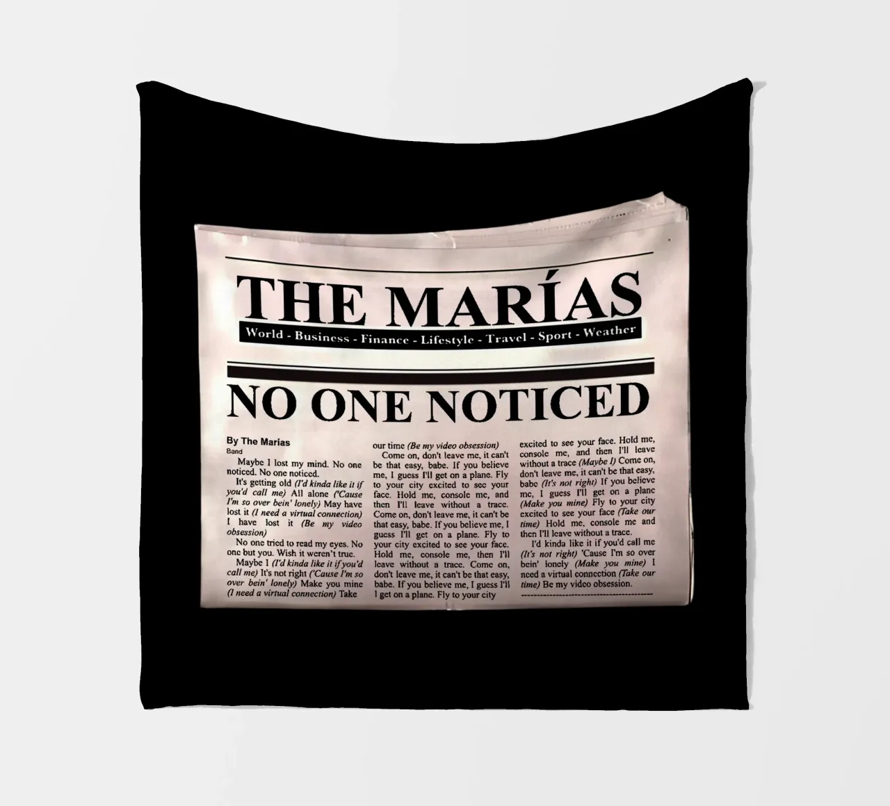 The Marias - Pop coperta in pile da Gage Gottlieb