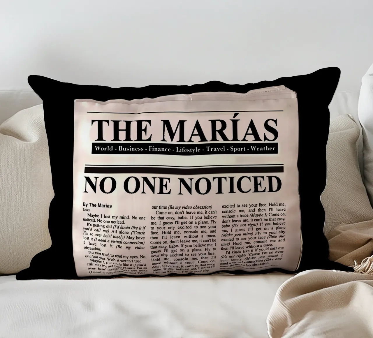 The Marias - Pop cuscino da Gage Gottlieb