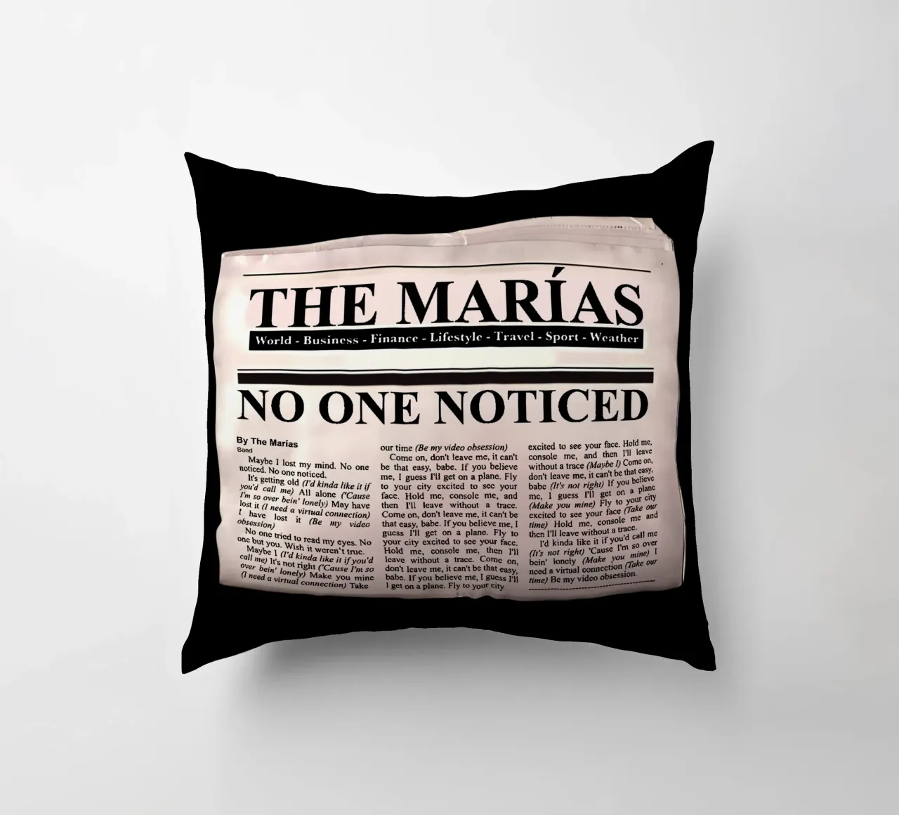 The Marias - Pop cuscino da Gage Gottlieb