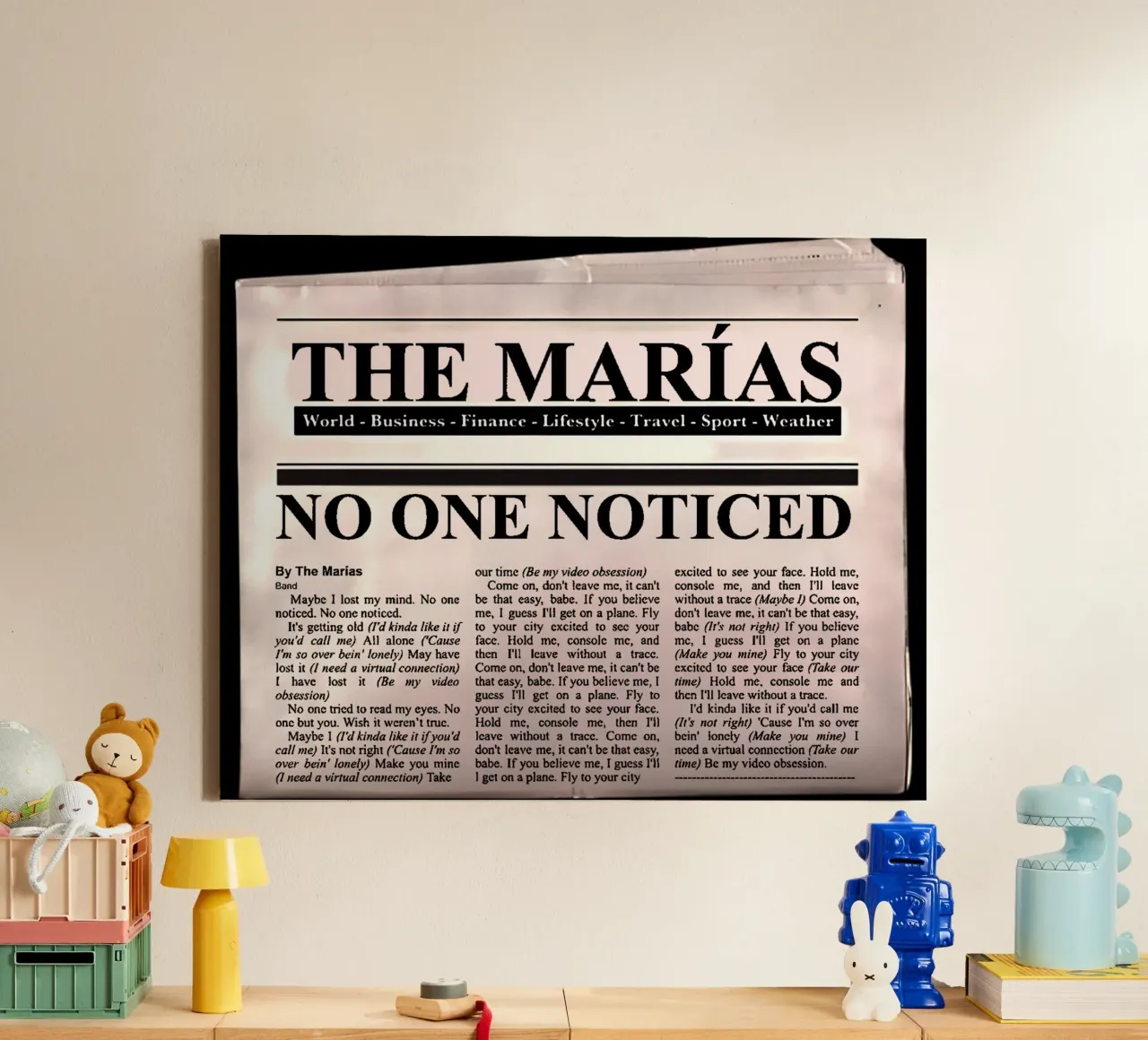 The Marias - Pop canvas by Gage Gottlieb