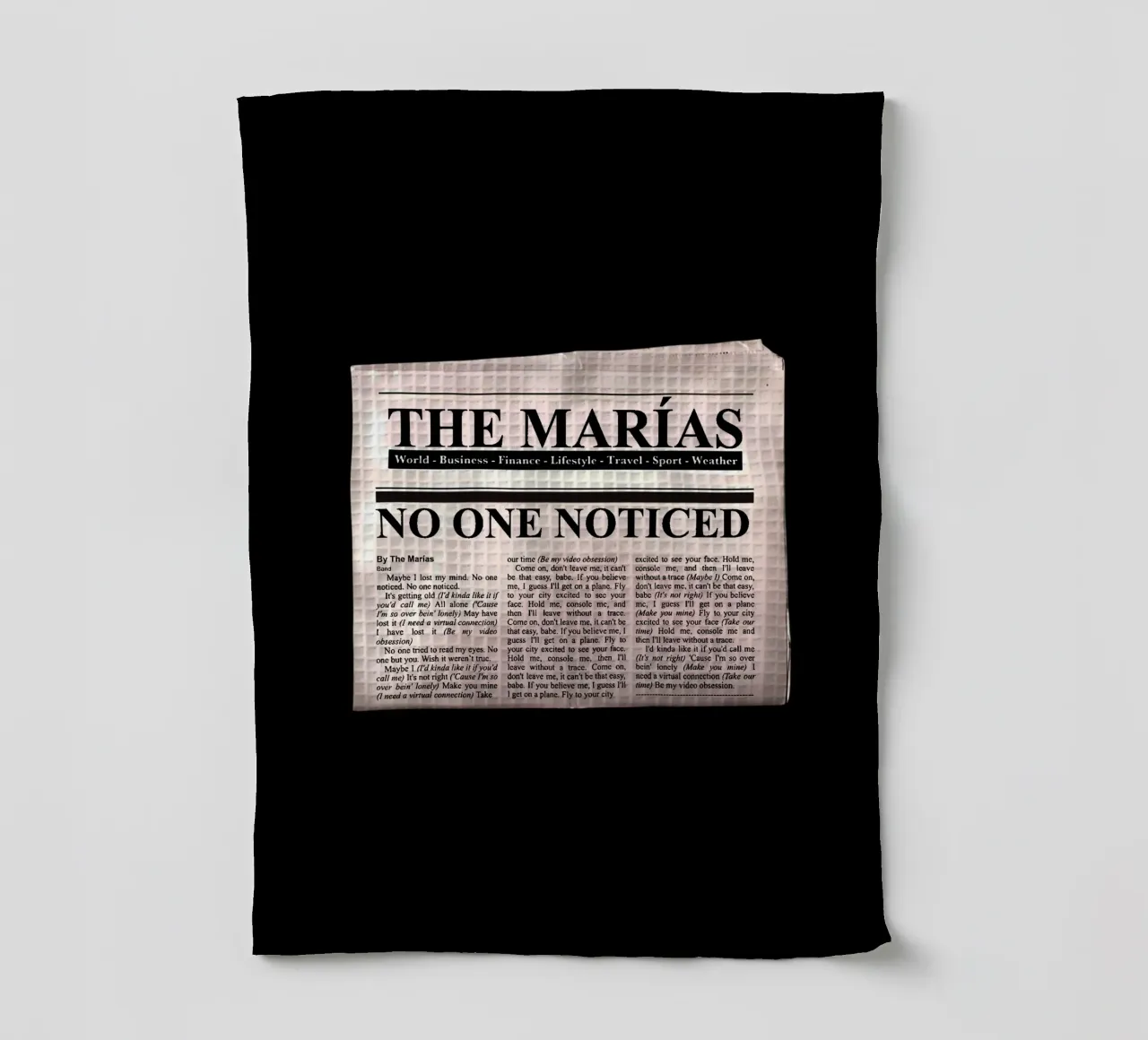 The Marias - Pop canovaccio da cucina da Gage Gottlieb