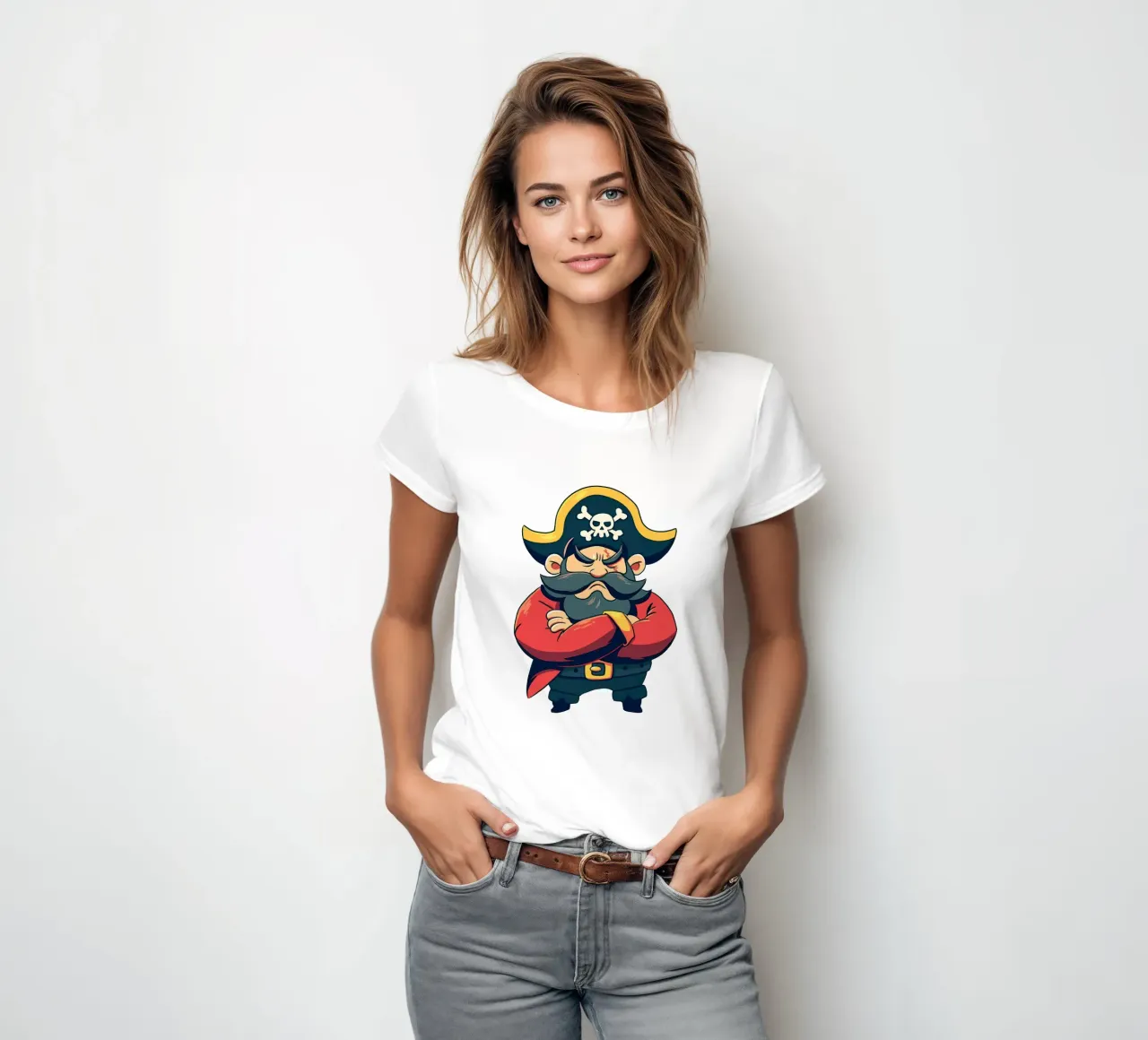 Pirata gruñón con sombrero Trending Now camiseta de mujer de Urban Life