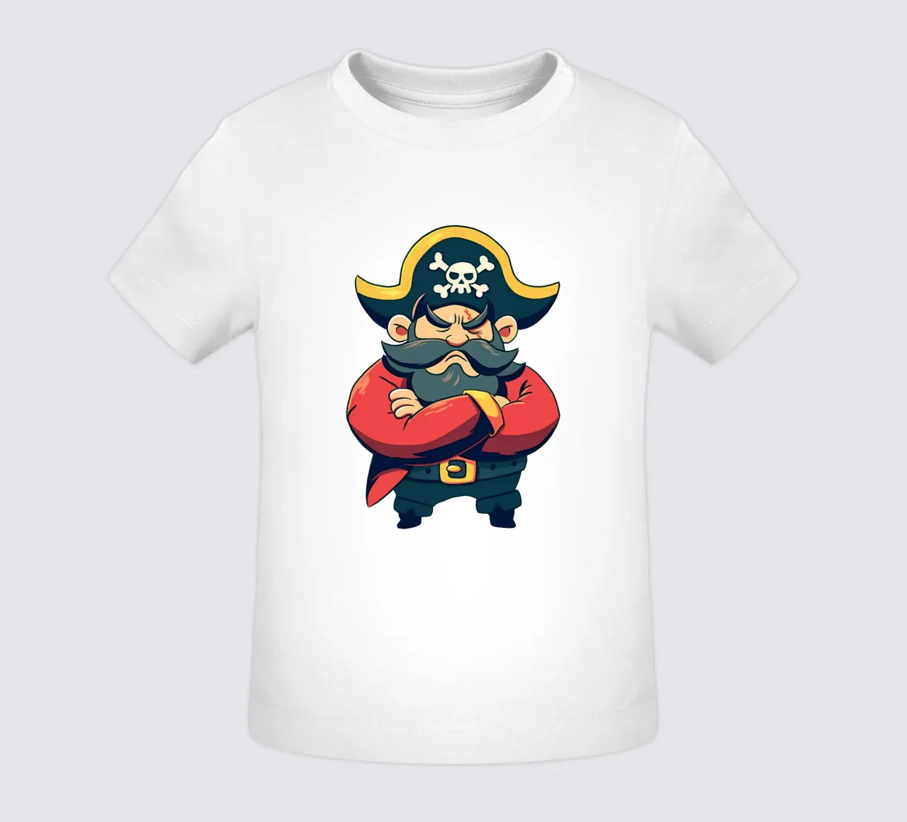 Grumpy Pirate with Hat Trending Now baby t-shirt by Urban Life